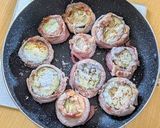 豚バラ肉の丸ごとナス巻き かば焼き風♪作り方3写真
