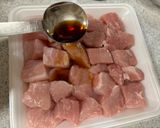 揚げずに簡単！酢豚作り方1写真