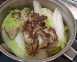 白菜と干し椎茸の煮びたし作り方4写真