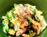 旨〜😋鶏もも肉☆キャベツにら塩麹炒め♪作り方6写真