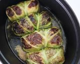 焼くだけてソース不要【焼きロールキャベツ作り方8写真