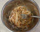 卵のせ♪新玉ねぎの納豆和え作り方3写真