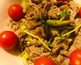 豚こまぎれ肉＆アスパラの蜂蜜レモン炒め作り方3写真