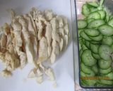 鶏ささみときゅうりのごま和え😋♪作り方4写真