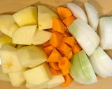夕飯に。ダマになりにくい！米粉のクリームシチュー作り方1写真