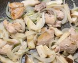 簡単♪鶏肉とエリンギの豆乳味噌グラタン作り方3写真