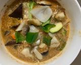 肉無豆腐コク旨クリーミーガパオ味野菜炒め作り方14写真