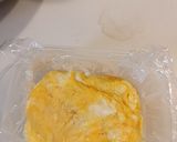 レンジ＆タッパーで！卵1個のお弁当卵焼き作り方3写真