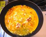 ワンパン！超絶時短！限界飯♪　とろ玉キムチーズ丼作り方4写真