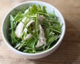 m鶏と水菜のサッパリおかずサラダ作り方10写真