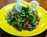ゴーヤとピーマンの素麺チャンプルー作り方10写真