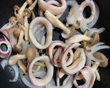 和風きのこイカパスタ作り方2写真