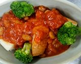 たんぱく質も◎！トマトソースパングラタン作り方3写真