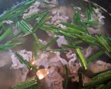 昆布と鰹のお出汁で肉吸い作り方10写真