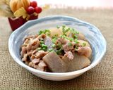 フライパンで♬無水コク旨豚バラ大根作り方5写真