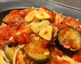 ナスが主役のトマトソースパスタ作り方11写真