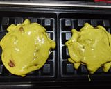 簡単♬抹茶＆粒あんのアメリカンワッフル♬作り方5写真