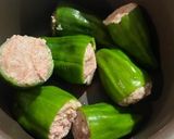 丸ごとピーマンの肉詰め作り方4写真