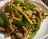 青椒胡瓜肉絲作り方4写真