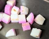 簡単お弁当！カマボコのエビマヨ風作り方2写真