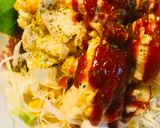 鶏肉のチー玉とじ作り方3写真