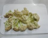 焼きカリフラワーとウインナー作り方1写真