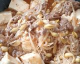 大豆もやし(キムチ仕立て)入り麻婆豆腐作り方7写真