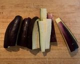 うちの味付け黄金比！なす大葉肉巻き作り方1写真