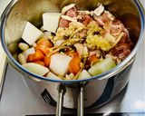 大根と鶏肉の塩麹煮作り方3写真