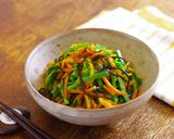レンジで★ピーマンとにんじんの塩昆布和え作り方8写真