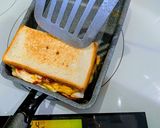 朝食☆ホットサンド(エッグ＆チーズ)作り方7写真