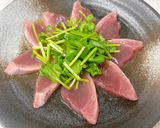 お刺身とパクチーの和風カルパッチョ作り方4写真