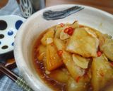 ＊なすとにんにくのピリ辛焼き煮浸し＊作り方4写真