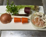 誰でも簡単完璧！旬野菜と海老のかき揚げ👍作り方1写真