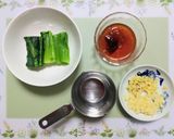 今日のおかず!時短節約小松菜ささみ鶏チリ作り方1写真