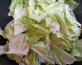 ワンパン今日の夕飯簡単春キャベツ厚揚中華炒め節約作り方6写真