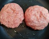 簡単今日の夕飯！茸チーズハンバーグ肉料理作り方7写真