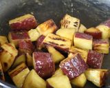揚げずに簡単♪塩キャラメル大学芋作り方5写真