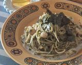 シーフード海苔クリームパスタ作り方4写真
