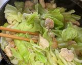鶏胸肉、大葉、キャベツのサッパリ炒め作り方5写真