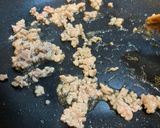淡竹筍と挽肉のチャーハン♬作り方2写真