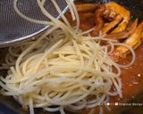 渡り蟹のトマトクリームパスタ♬作り方10写真