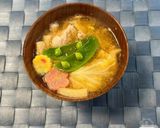 うちの母の味☆キャベツと豚肉のお味噌汁♬作り方38写真
