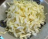 焼き鮭とキャベツの炒飯作り方1写真
