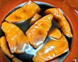 サーモンの刺し身で漬け♪甘めのタレで作り方3写真