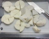 大根と焼き豆腐(厚揚げ)の煮物作り方2写真