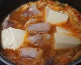 いかと豆腐のキムチスープ作り方2写真