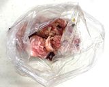 ワンボールレンジ、豚肉と竹輪の里芋煮！作り方1写真
