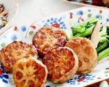 蓮根のはさみ焼き【甘辛でごはんが進む】作り方7写真