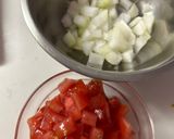 トマトだけで煮込む食べるミネストローネ作り方1写真